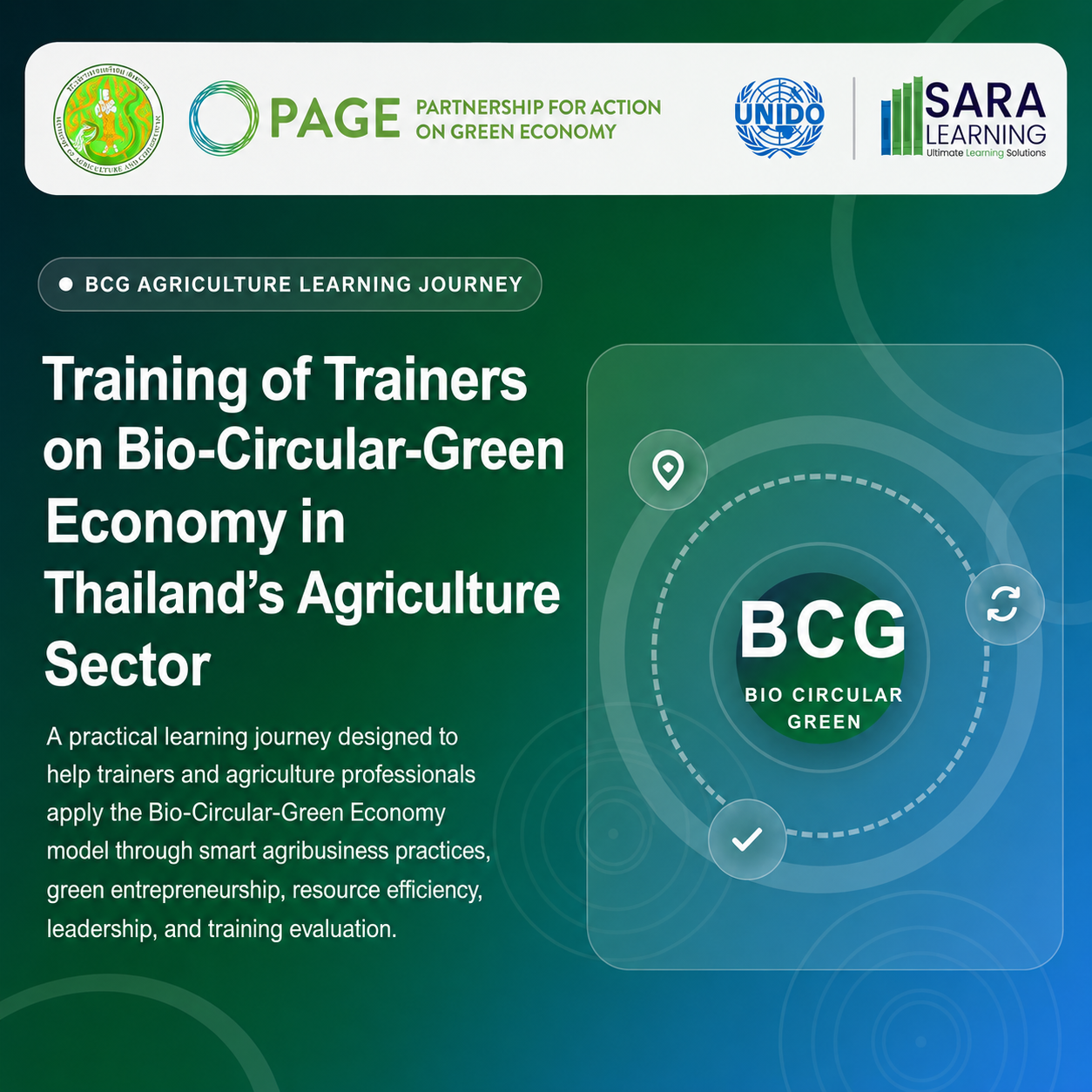 Training for Trainers on Bio-Circular Green Economy in the Agricultural Sector in Thailand