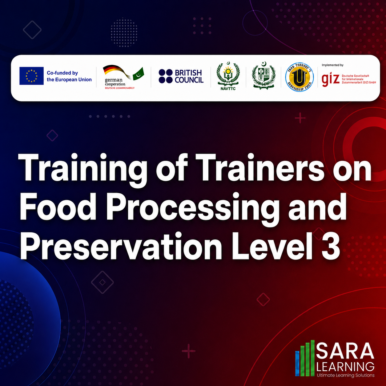 Training of Trainers on Food Preservation and Processing Level 3