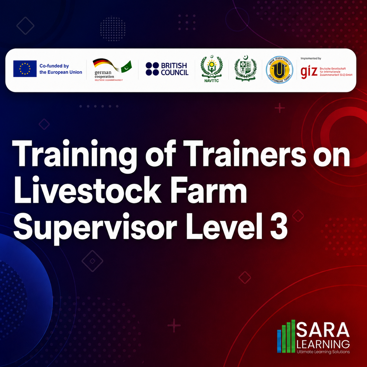 Training of Trainers on Livestock Farm Supervisor Level 3